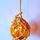 Floating fishing net lamp, diameter 20 cm.