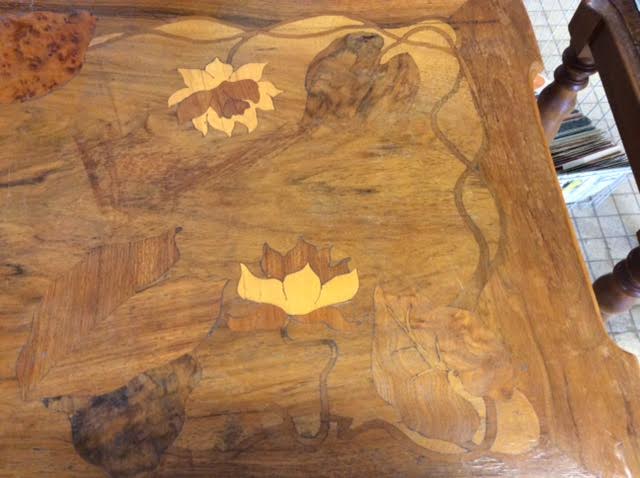 Inlaid side table