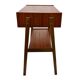 Vintage Compact Cabinet Bedside Table Teak Veneer 1960s