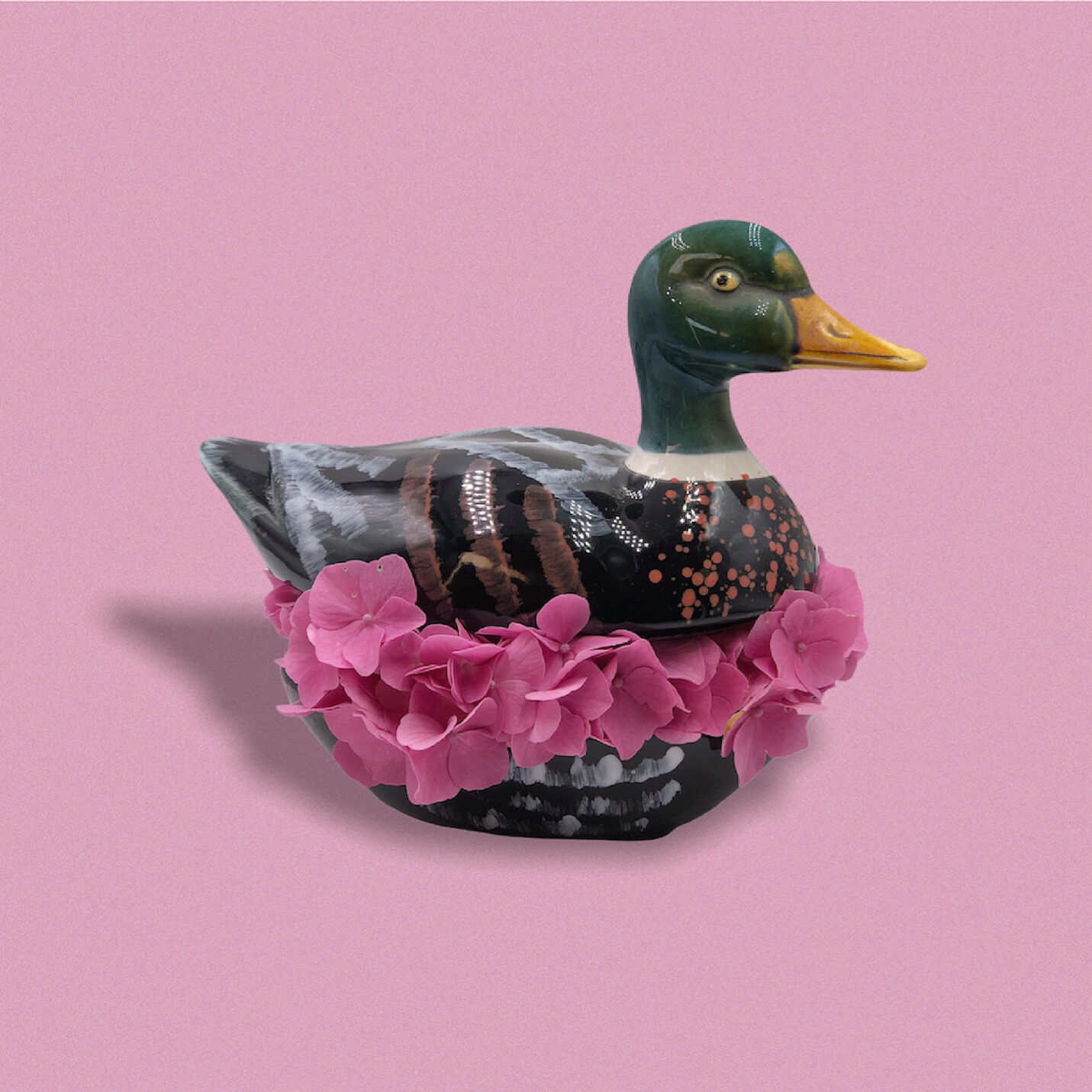 Ceramic duck Michel Caugant