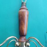 Paire de grandes appliques murales bougeoirs anciennes
