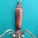 Pair of large antique candlestick wall sconces