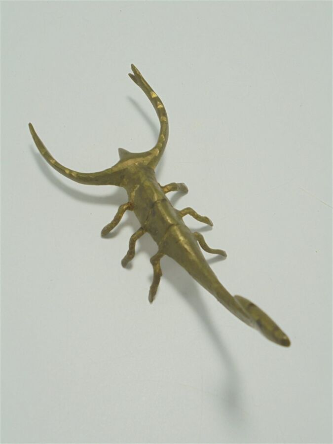 Scorpio in brass