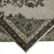Overdyed Wool Vintage Handmade Carved Rug 190 cm x 280 cm