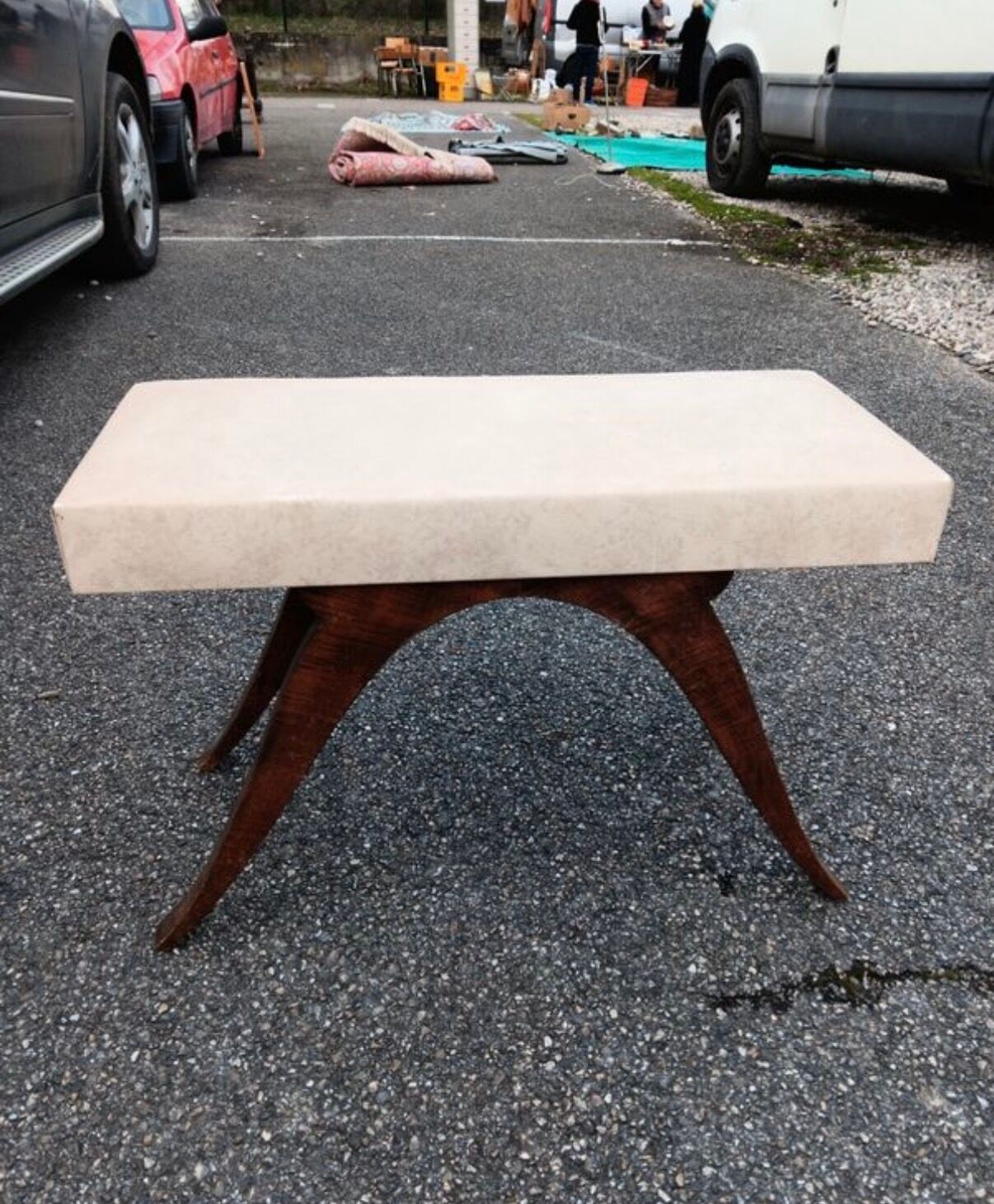 Stool or side table by Jacques Émile Ruhlmann