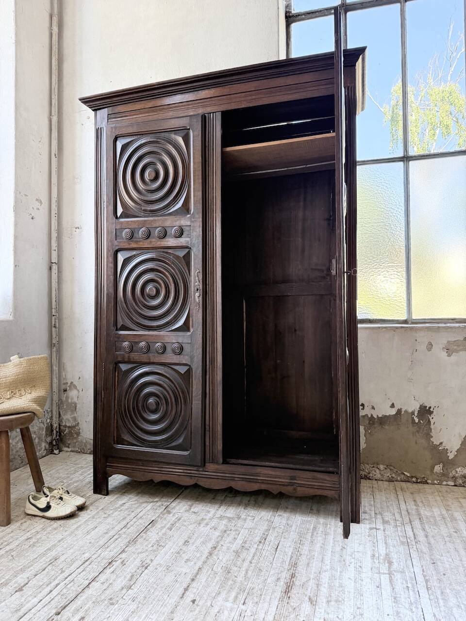 Oak wardrobe "Basque" Dudouyt