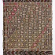 6x7 Turkish Kilim Rug, 180x207Cm