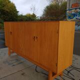 Danish highboard in oak by Kurt Ostervig for KP Möbler