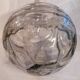 Set of 2 smoked glass ball suspensions by Doria Leuchten, Germany, 1970s.