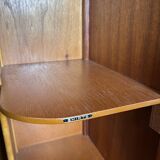 Armoire pour homme Art déco en ronce de noyer (1930-1940)