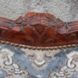 Louis XV style upholstered bed