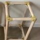 Vintage rattan bedside table