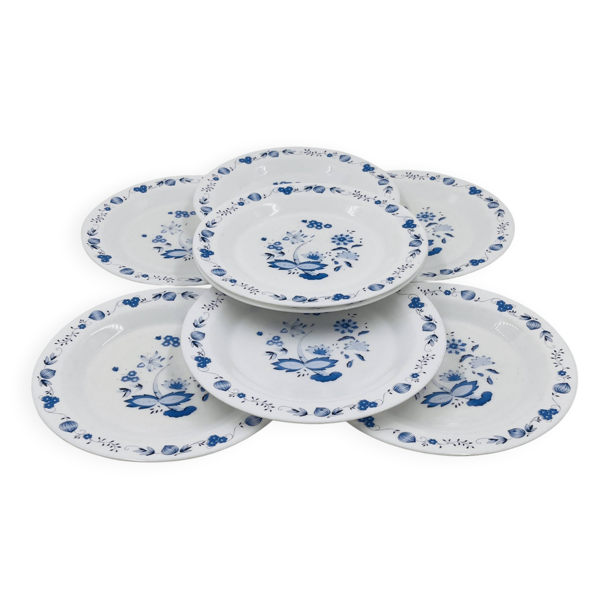 Set of 8 plates, model: Aster