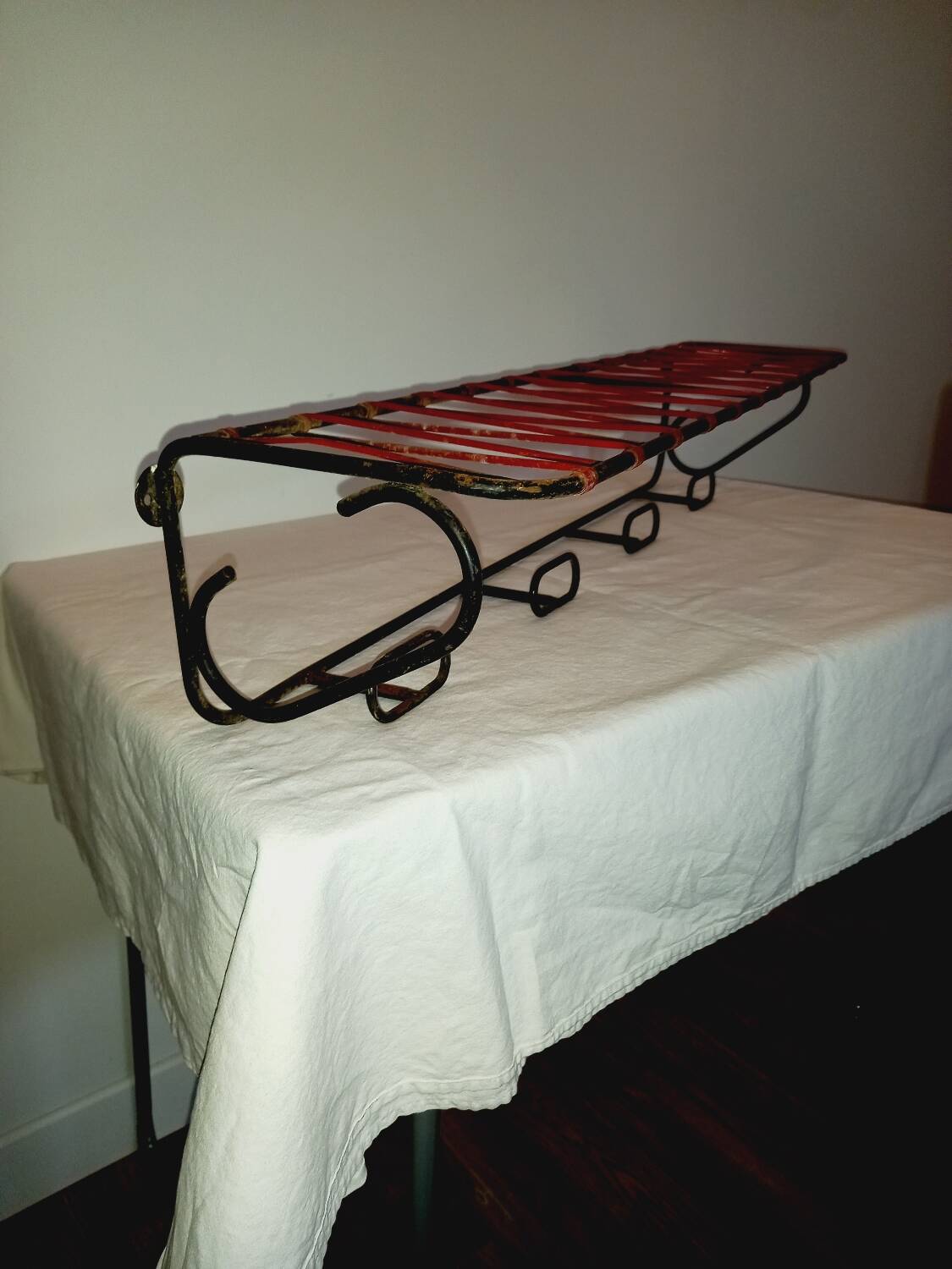 Vintage wall coat rack