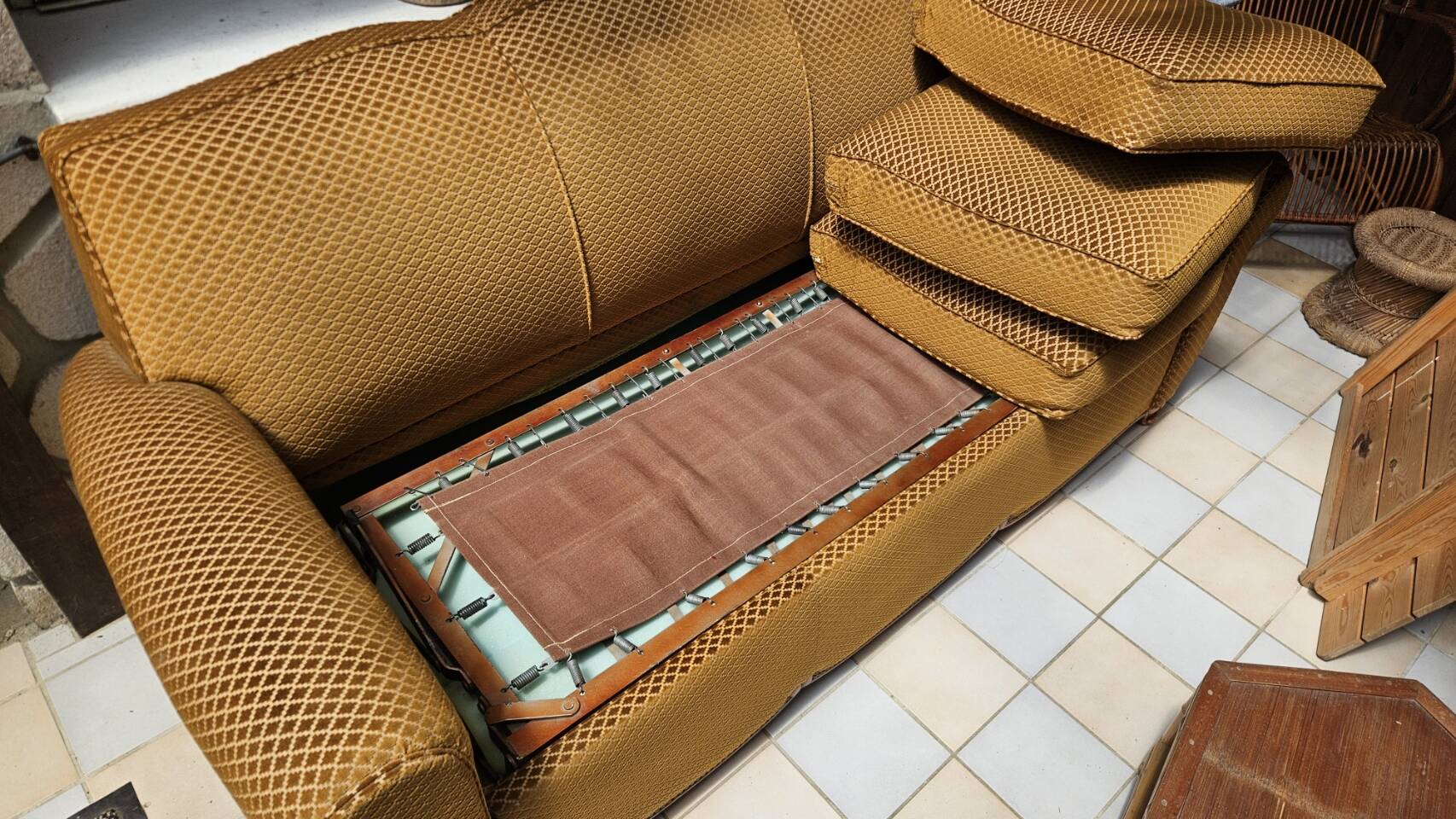 vintage sofa