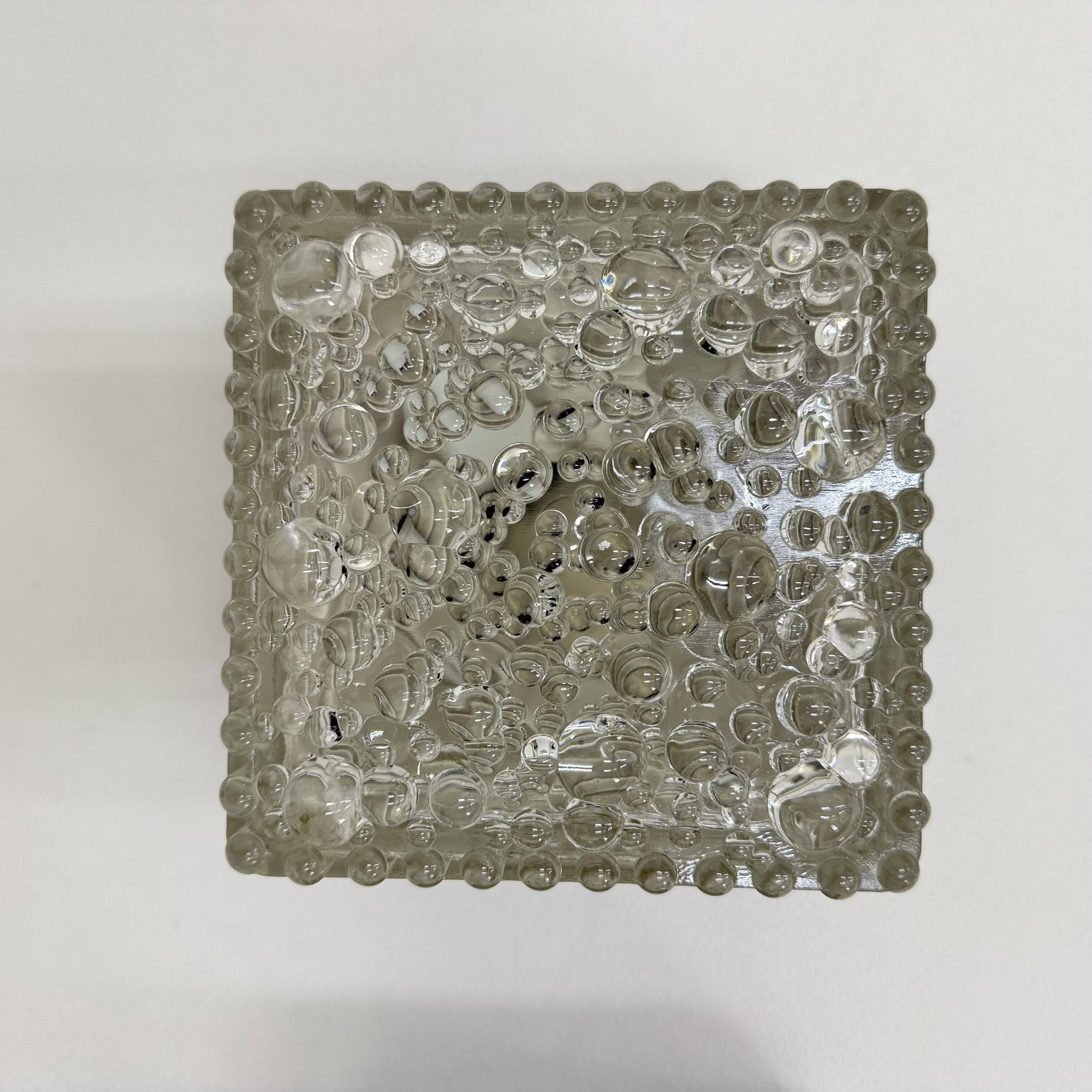 Set of 2 Staff leuchten bubble glass wall lamps , 1970s Germany