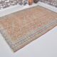 Apricou Colour Oushak  Floor Vintage Rug sku 2217
