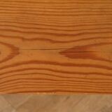 Vintage Scandinavian pine stool 1970s