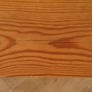 Tabouret vintage scandinave en pin 1970