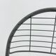 Niels Gammelgaard for Ikea grey wire metal folding chair, 1970s