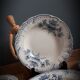 Set 6 hollow plates regency