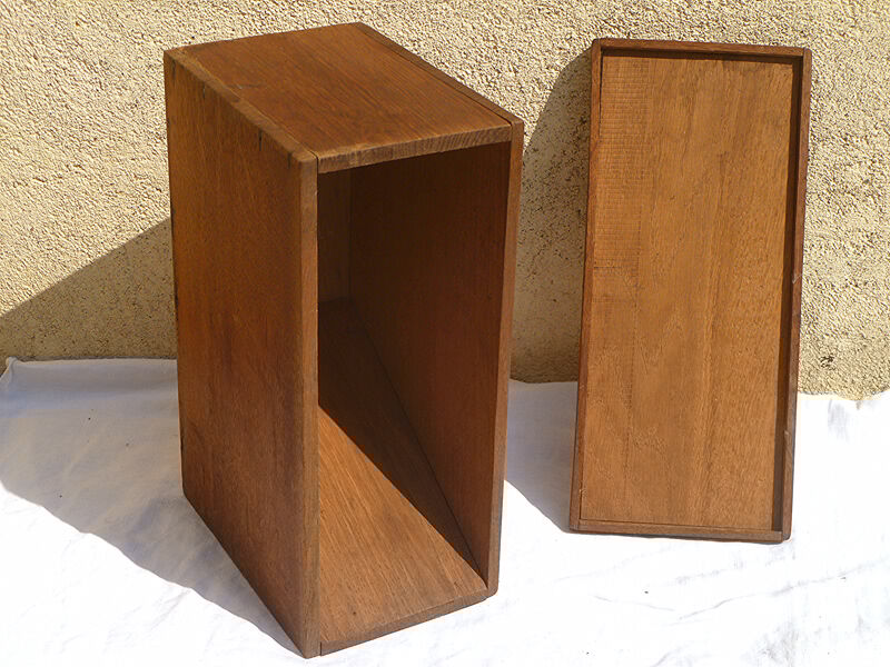 card box, old wooden