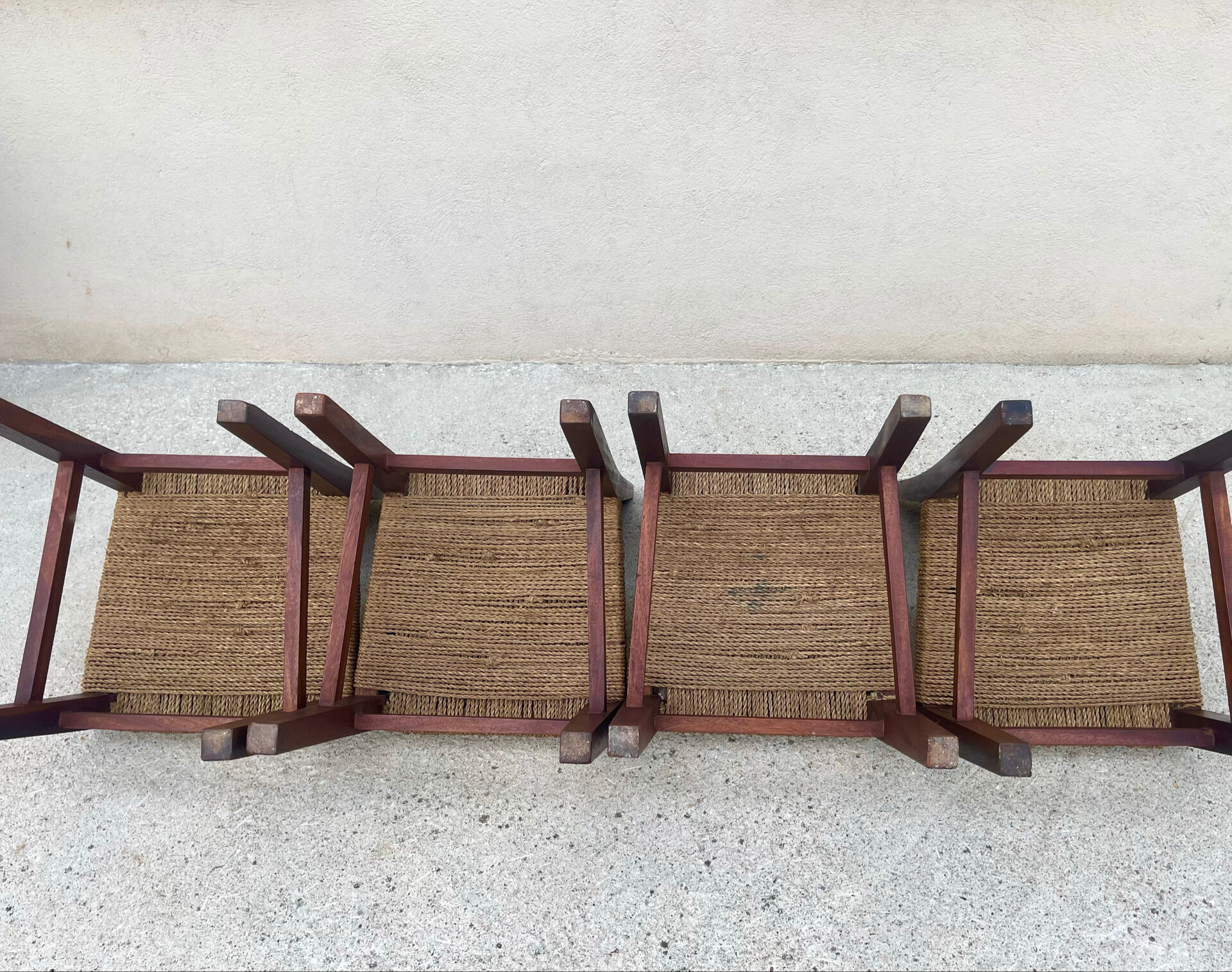 4 modernist chairs from the 1950s.