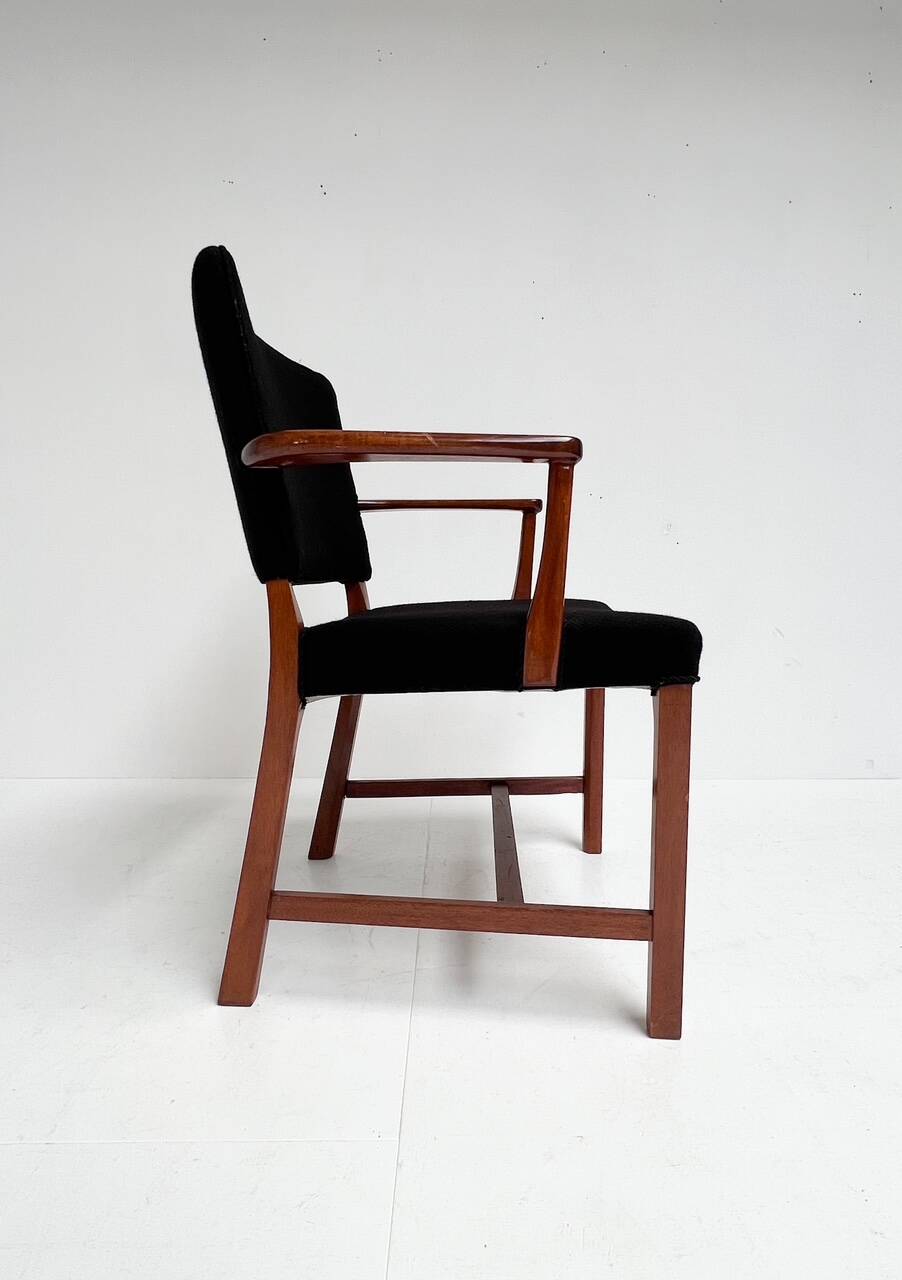 Ensemble de 2 chaises danoises en acajou par Erik Bjorn Olsen, années 1970