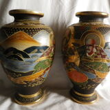Vases satsuma paire
