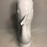 Former pitcher ceramic white shape fish decanter