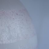 Grande lampe de table en verre de Murano satiné et corrodé Swirl de VeArt, années 80.