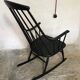 Grandessa Rocking Chair in Black Beech by Lena Larsson, 1960's