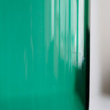 Green glass pitcher