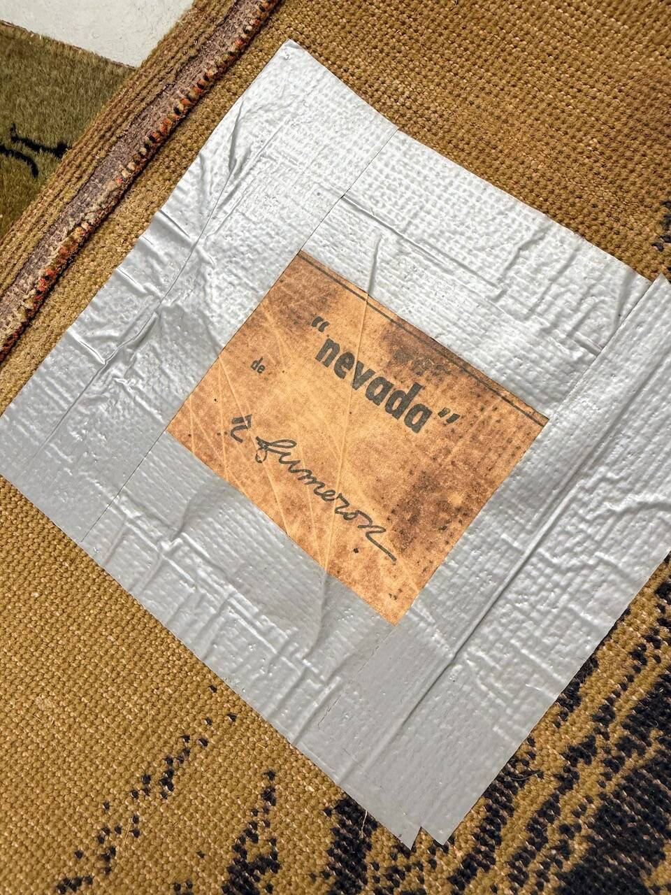 René Fumeron wool rug, 1960, Nevada model