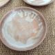 3 stoneware dessert plates