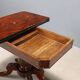 Table de jeu ancienne en acajou, Angleterre, milieu du XIXe siècle