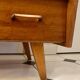 Vintage chest of drawers with compass feet