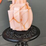 Antique lamp retro art deco skyscraper building 30s