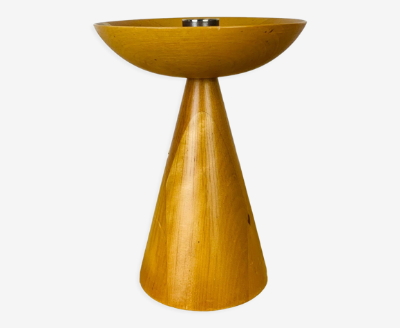 Bougeoir scandinave bois Ikea vintage