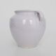 Glazed white confit pot, south west of France. Storage jar. Pyrenees 19th century