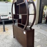 Round galay shelf on bahut sideboard