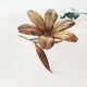 Flower brass ashtray year 70