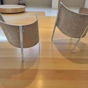 Pair of Paolo Pallucco & Mireille Rivier armchairs, Merry-Go*round model