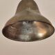 Suspension  abat-jour en laiton - lustre cloche métal bronzé
