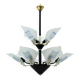Modern Italian Chandelier with Murano Glass Sails, 1989