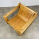 Armchair pine 70s chalet style