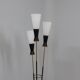 Mid century opaline glass floor lamp