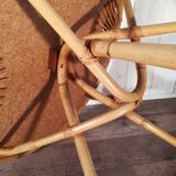Table basse rotin