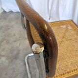 Vintage Cesca Cane Chair: 1970s Italian Mid-Century Modern Dining Office Ch