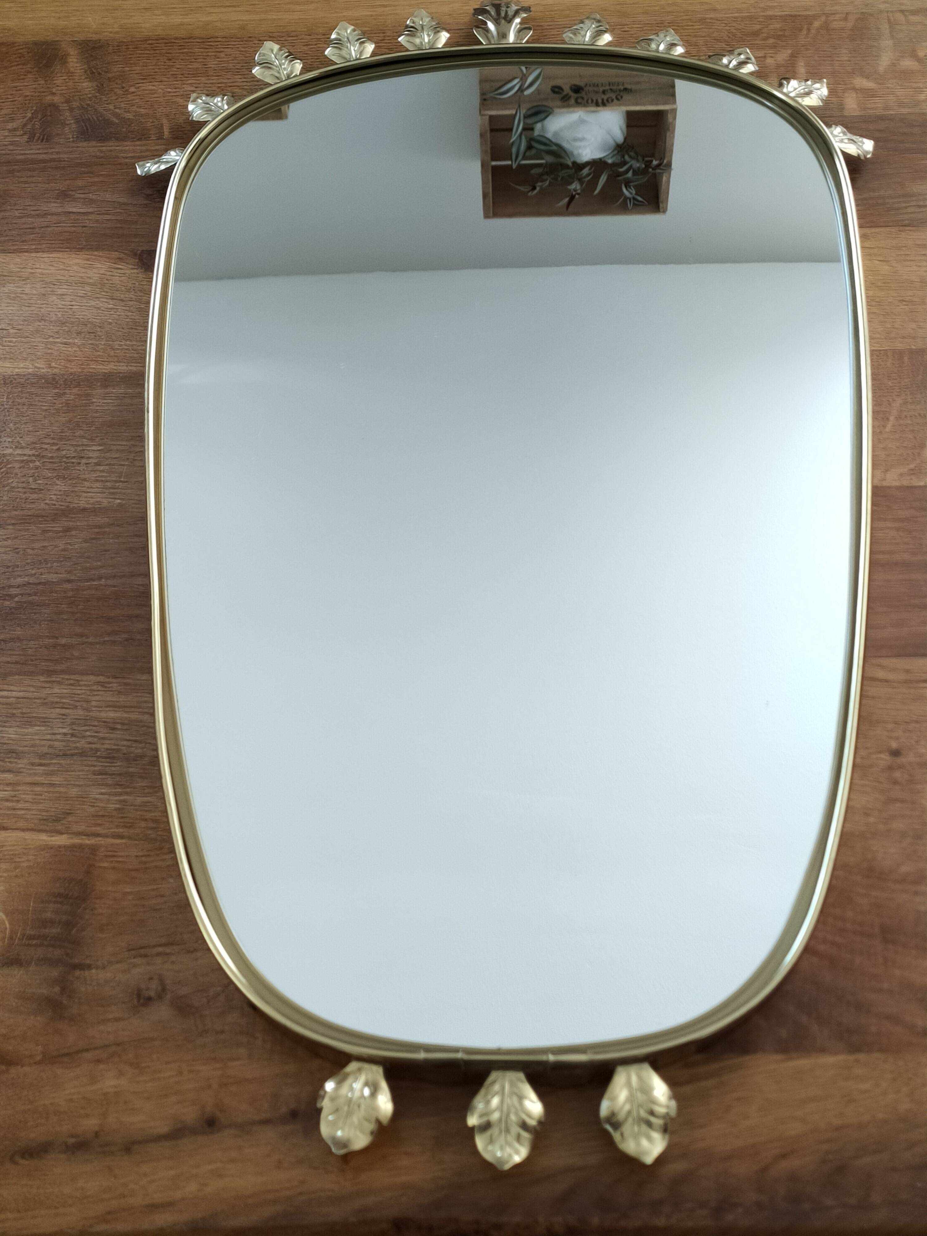 60s gold mirror